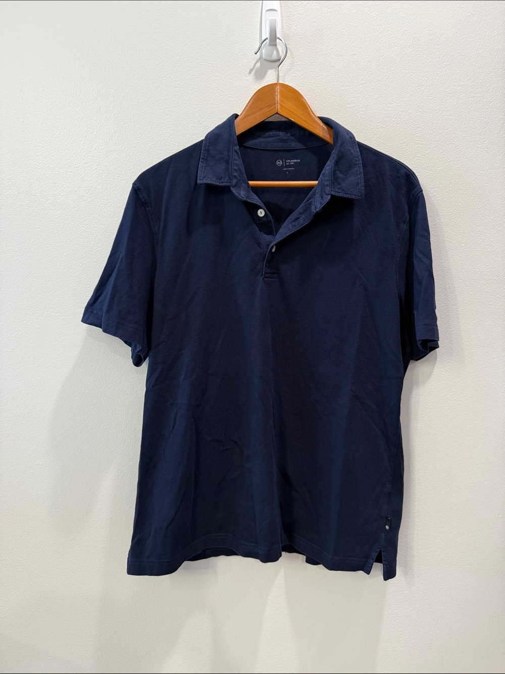 AG Classic Men's Navy Polo Shirt Sz L